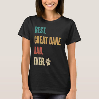 T-shirt Meilleur Grand Dane Papa Grand Dane Chien