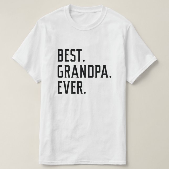 T-shirt Meilleur Grand-Père (Design devant)