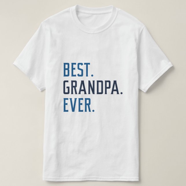 T-shirt Meilleur Grand-Père (Design devant)
