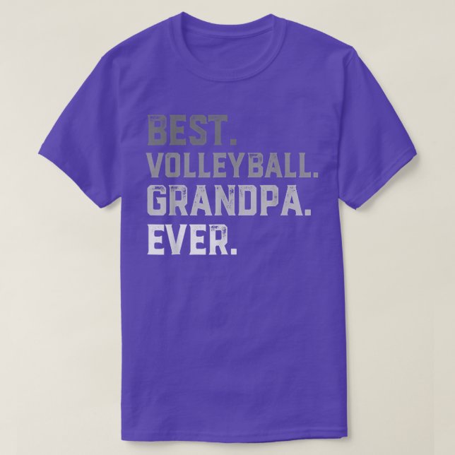 T-shirt Meilleur Grand-Père De Volley-Ball Jamais Pour Les (Design devant)