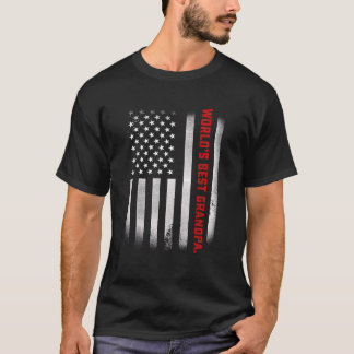 T-shirt Meilleur grand-père du monde 2022 Fête des pères h