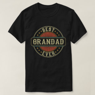 T-shirt Meilleur Grand-père Ever Cadeau de Fête des Pères 