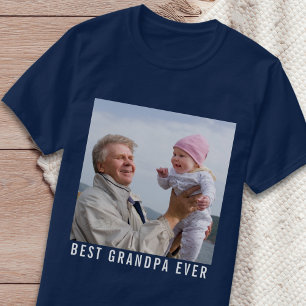 T-shirt Meilleur Grand-Père Ever Grand-Père & Bébé Photo M
