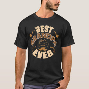 T-shirt Meilleur grand-père jamais - Illustration Casquet