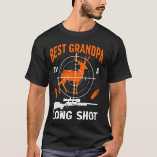 T-shirt Meilleur Grand-Père Papa Cerf Buck Chasseur Grand-