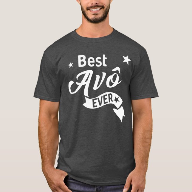 T-shirt Meilleur Grand-Père Portugais Avo (Devant)