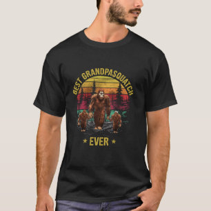 T-shirt Meilleur Grand-Père Squatch Jamais Drôle Bigfoot P