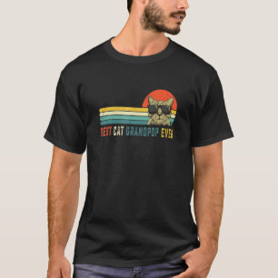 T-shirt Meilleur Grandpop de Chat Jamais Bump Fit Fête des