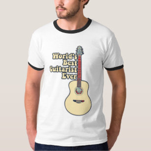 T-shirt Meilleur guitariste du monde. citations motivation
