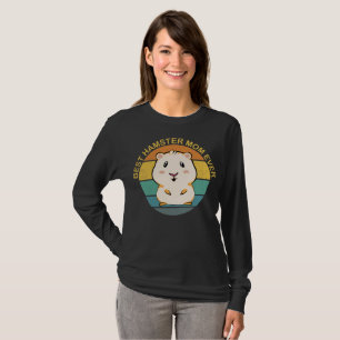 T-shirt Meilleur Hamster Maman Jamais Rétro Vintage Hamste