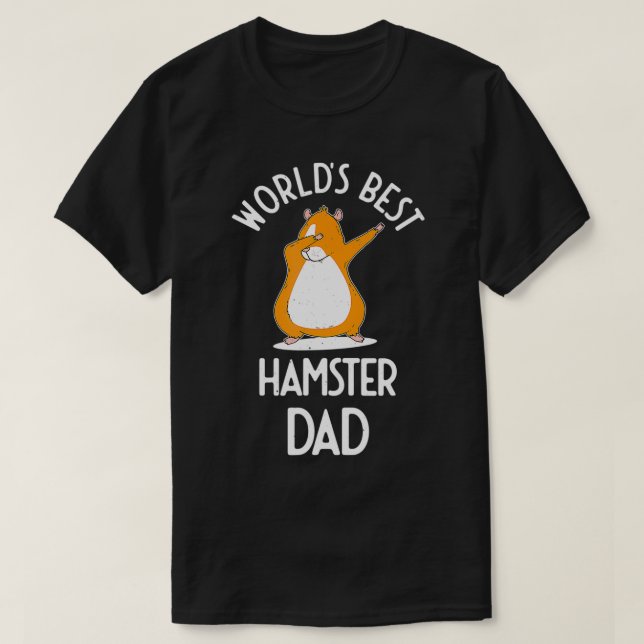 T-shirt Meilleur Hamster Papa Dabbing Dit Amusant Hammy (Design devant)