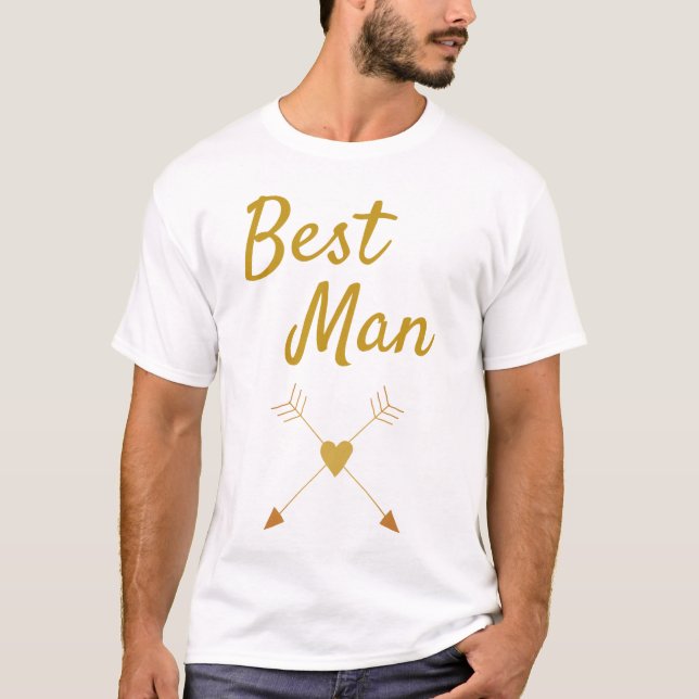 T-shirt Meilleur Homme Étonnant (Devant)