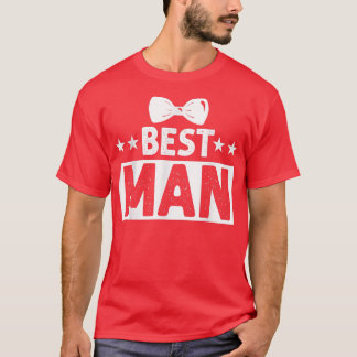 T-shirt Meilleur homme Mariage Groomsmen Funny Bride Bache