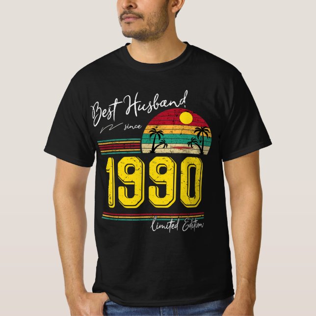 T-shirt Meilleur Husman Mariage Anniversaire Cadeaux Mari  (Devant)