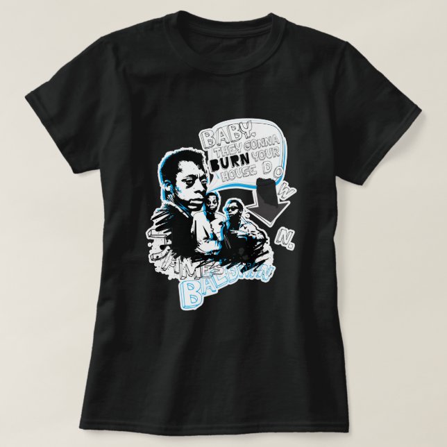T-shirt Meilleur James Baldwin Graphisme Pour Les Ventilat (Design devant)