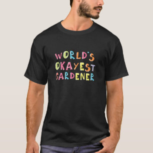 T-shirt Meilleur Jardinier du Monde Idée Collègue de Trava