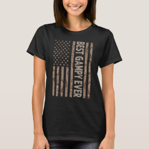 T-shirt Meilleur jeu jamais nous Drapeau Américain Grandpa