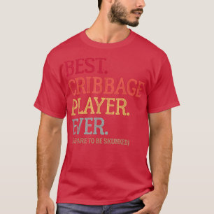 T-shirt Meilleur joueur de Cribbage de tous les temps Prép