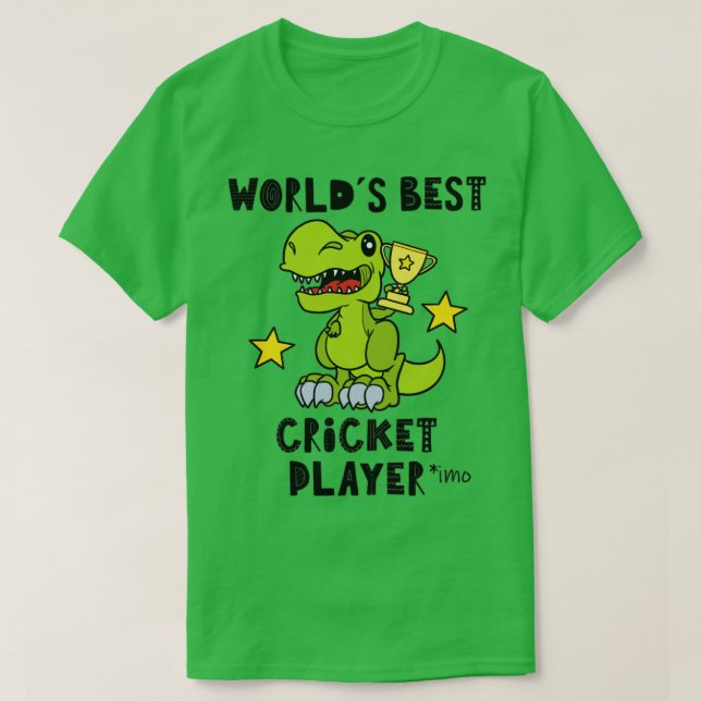 T-shirt Meilleur joueur de cricket du monde (Design devant)