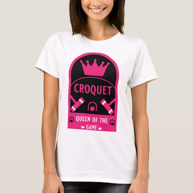 T-shirt meilleur joueur de croquet drôle (Devant)