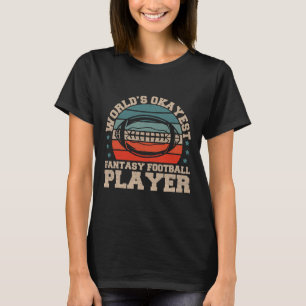 T-shirt Meilleur joueur de fantasy football du monde