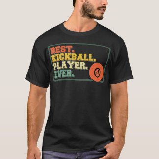T-shirt Meilleur Joueur De Kickball Ever Équipe Sport Jeu 
