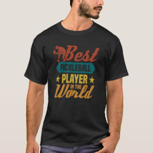 T-shirt Meilleur Joueur De Pickleball Dans Le Monde 1