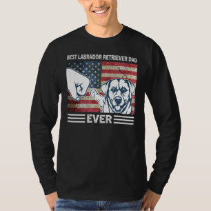 T-shirt Meilleur Labrador Retriever Papa Jamais Usa Indica