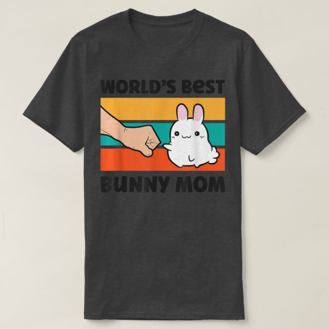 T-shirt Meilleur lapin maman lapin mignonne lapin lapin du (Design devant)