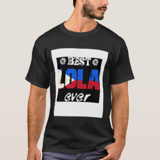 T-shirt Meilleur Lola jamais grand-mère philippine