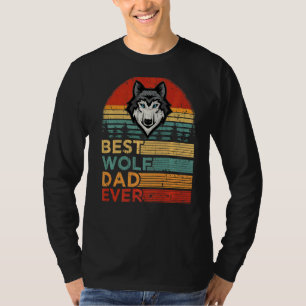 T-shirt Meilleur loup père jamais Vintage Fête des pères l