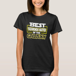 T-shirt Meilleur Maître De Taekwondo Dans La Chemise Galax