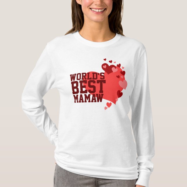 T-shirt Meilleur Mamaw du monde (Devant)