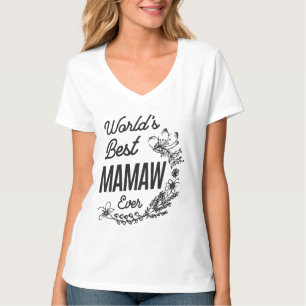 T-shirt Meilleur Mamaw du monde Cadeau mère
