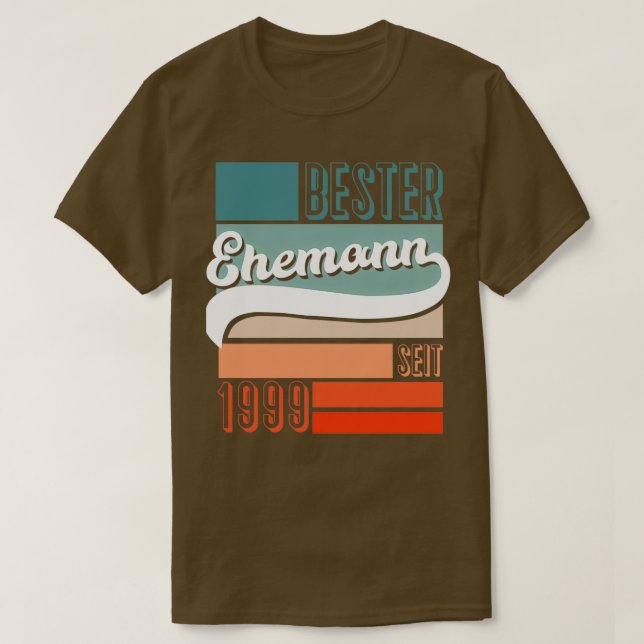 T-shirt Meilleur Mari dans le monde Idée cadeau 1 (Design devant)