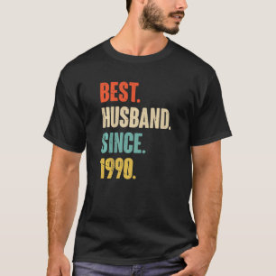 T-shirt Meilleur Mari Depuis 1990 32 Anniversaire Mariage
