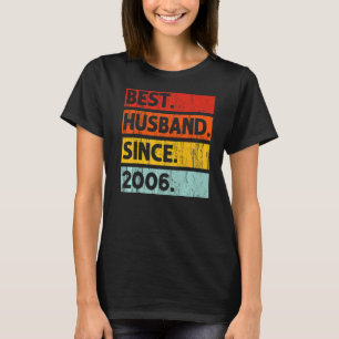 T-shirt Meilleur Mari depuis 2006 16 ans 16e Mariage Anni