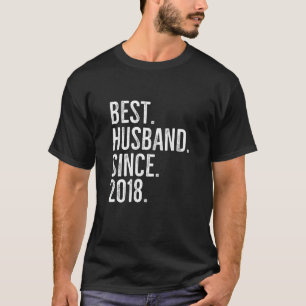 T-shirt Meilleur Mari Depuis 2018 Epic Couple Mariage Anni