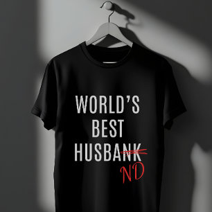 T-shirt Meilleur Mari du monde - Conception amusante