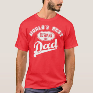 T-shirt Meilleur mari et papa Fête des pères masculin au m