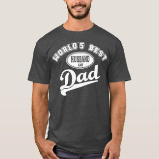 T-shirt Meilleur mari et papa Fête des pères masculin au m