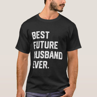 T-shirt Meilleur Mari Futur Jamais Amusant Mari Fiancã© Co