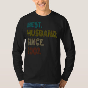 T-shirt Meilleur Mari Homme Depuis 2002 Couples Vintages M