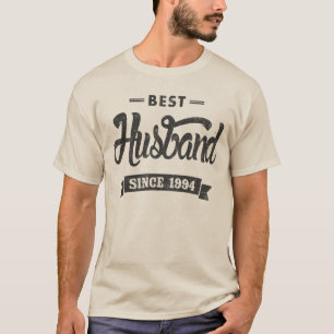 T-shirt Meilleur mari vintage depuis 1994