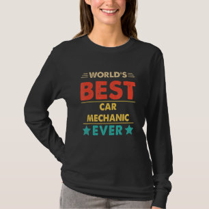 T-shirt Meilleur mécanicien automobile de Retro World