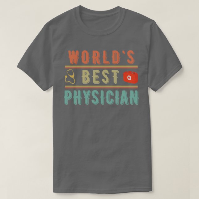 T-shirt Meilleur médecin mondial x27s 2 (Design devant)