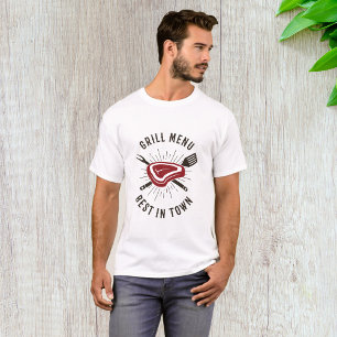 T-shirt Meilleur Menu Grill de la Ville