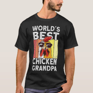 T-shirt Meilleur Monde de poulets Grand-Père Agricole Roo