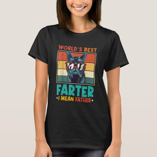 T-shirt Meilleur Monde Plus Loin Je Veux Dire Père Meilleu (Devant)