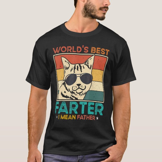 T-shirt Meilleur Monde Plus Loin Je Veux Dire Père Meilleu (Devant)
